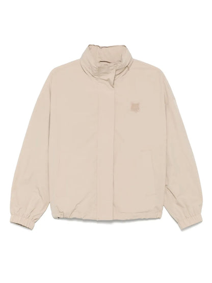 Fox-Motif Bomber Jacket