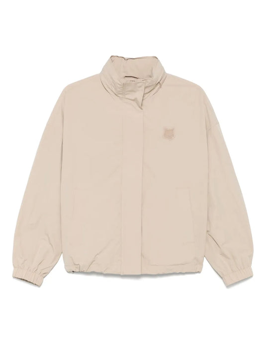 Fox-Motif Bomber Jacket