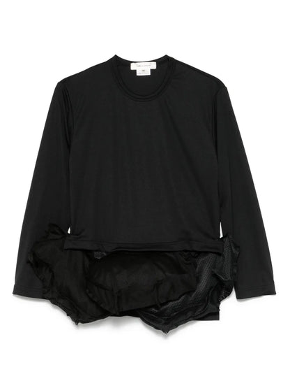 Padded-Hem Top