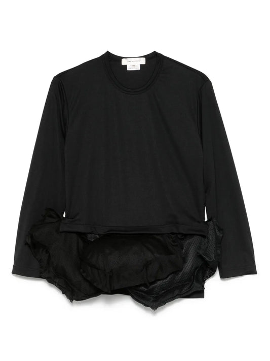 Padded-Hem Top