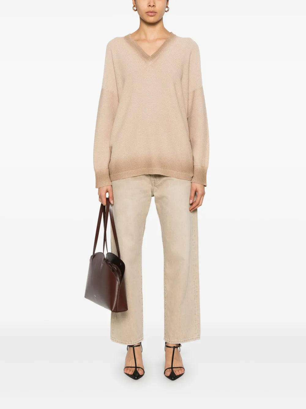 Sequin-Embellished Sweater