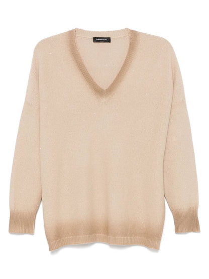 Sequin-Embellished Sweater