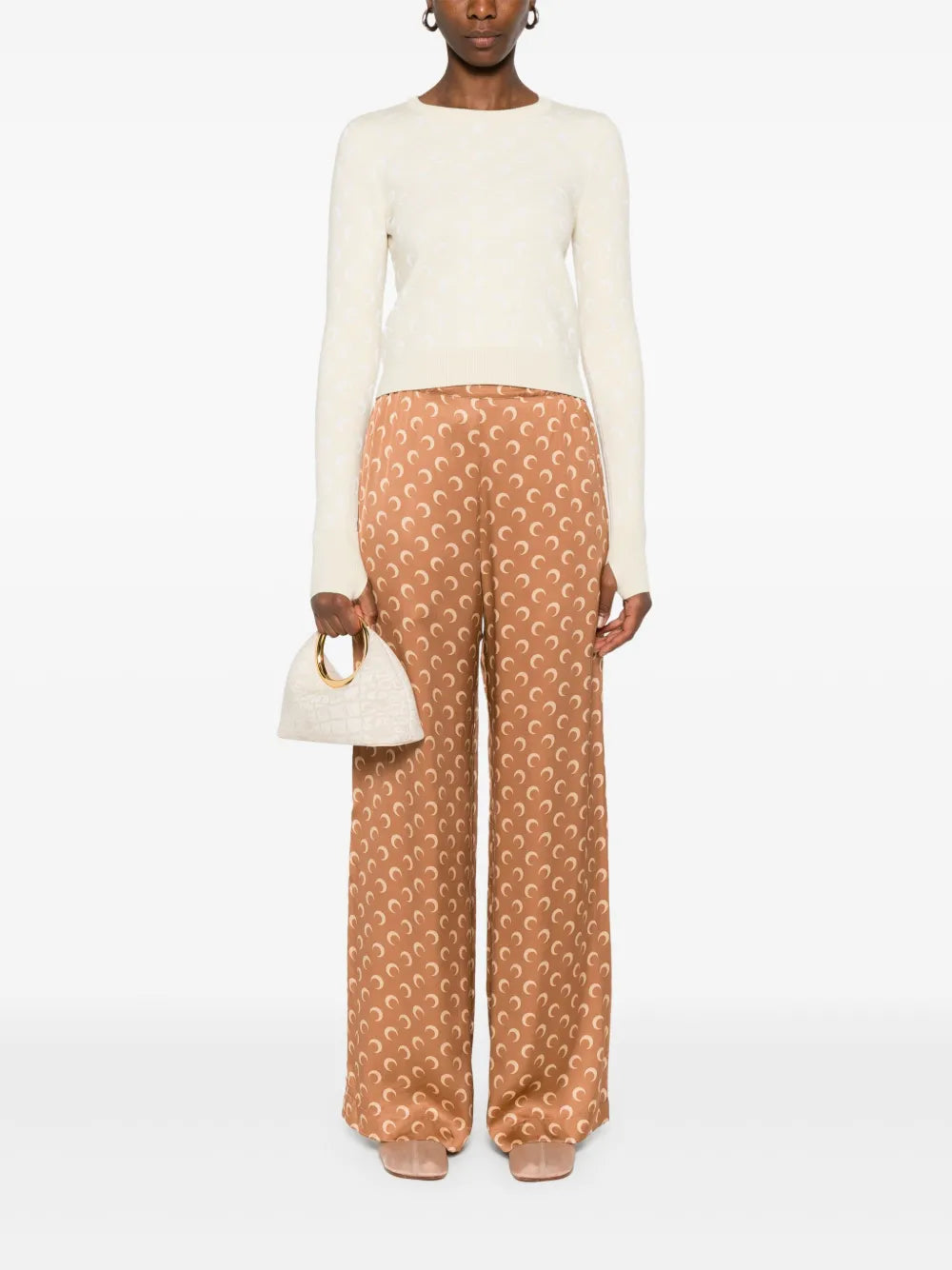 Moon-Jacquard Sweater