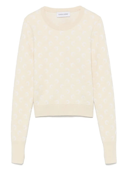 Moon-Jacquard Sweater
