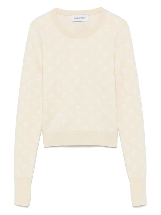 Moon-Jacquard Sweater