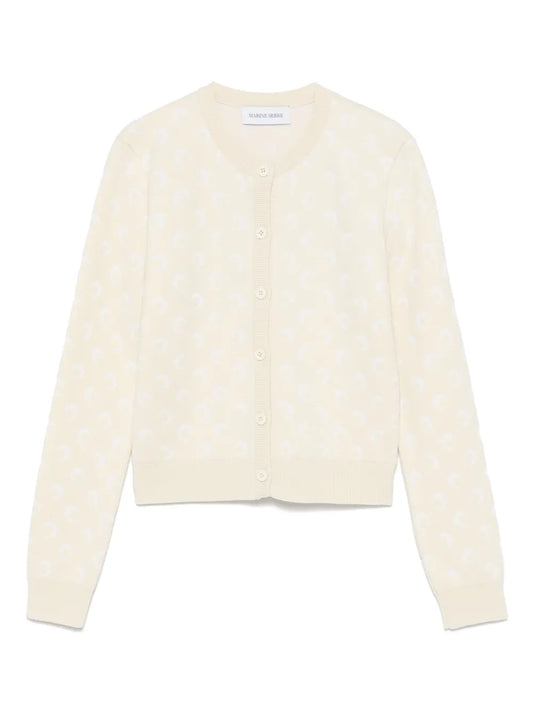 Moon-Jacquard Cardigan