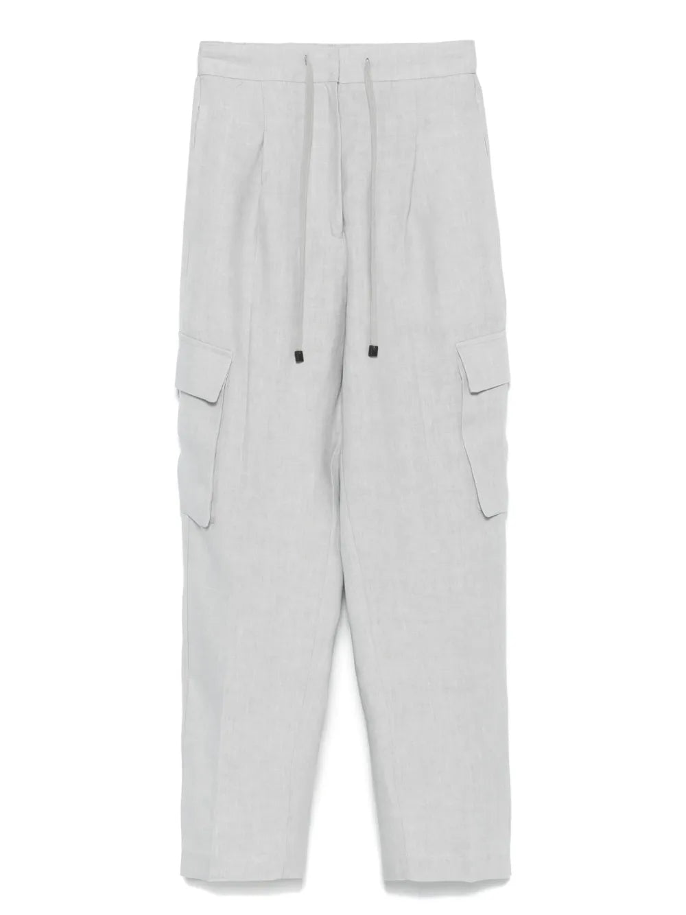 Linen Cargo Trousers