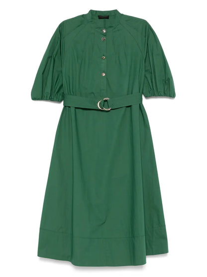 Poplin Midi Dress