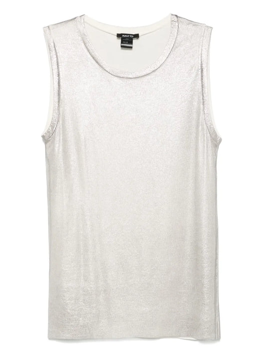 Lamé-Effect Tank Top