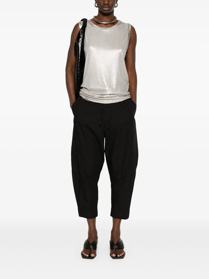 Lamé-Effect Tank Top