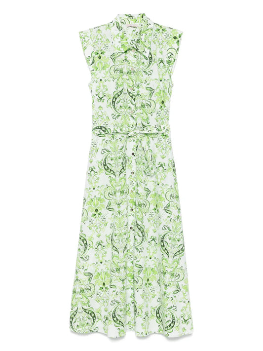 Poplin Midi Dress