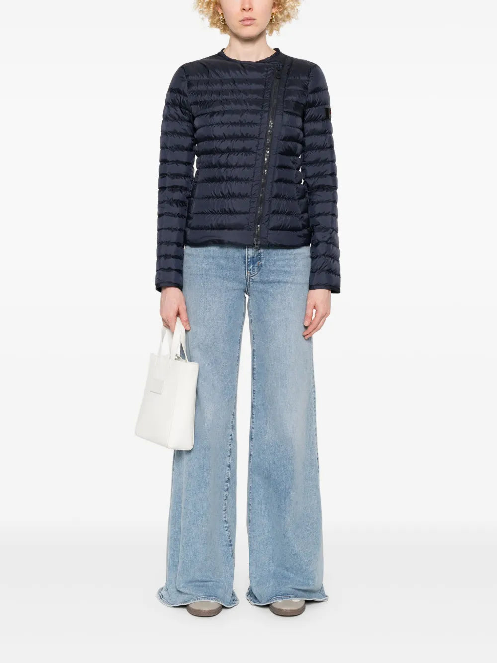 Off-Centre Zip Puffer Jacket