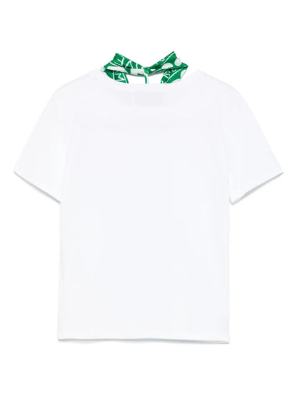 Scarf-Detail T-Shirt