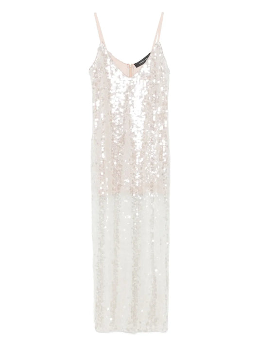 Sequinned Midi Dress