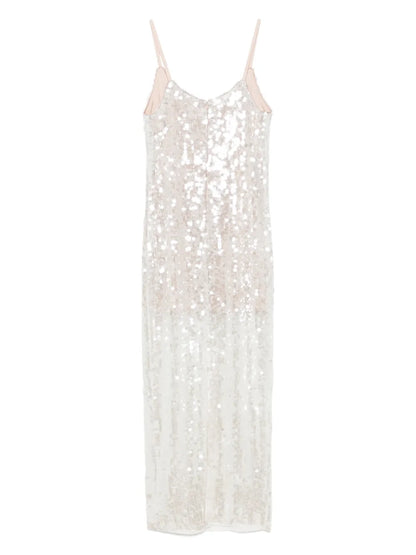 Sequinned Midi Dress