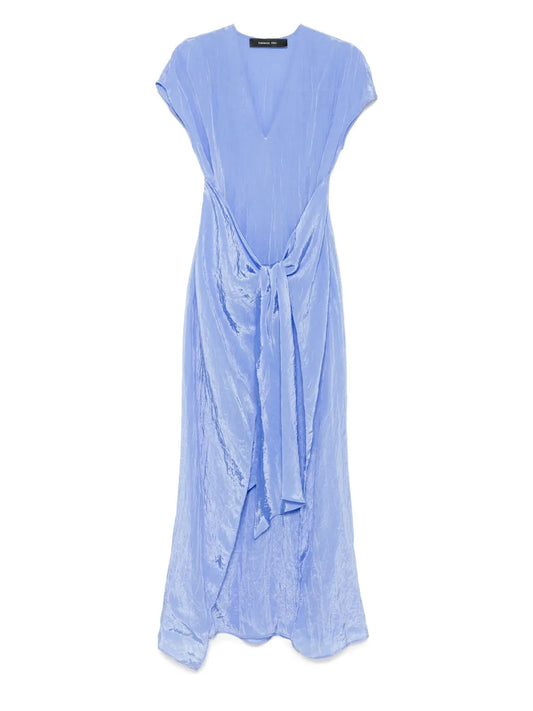Textured-Finish Maxi Dress