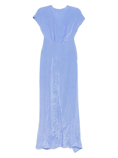Textured-Finish Maxi Dress