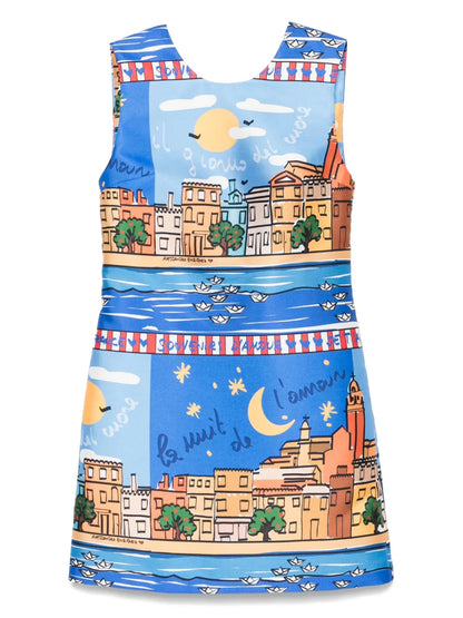 Printed Mini Dress