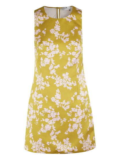 Floral-Print Minidress