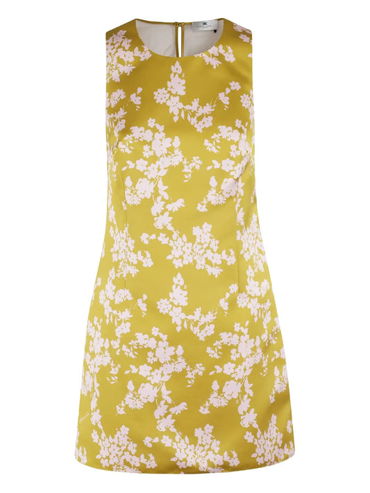 Floral-Print Minidress