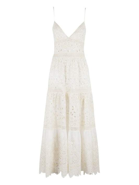 Broderie Anglaise Maxi Dress