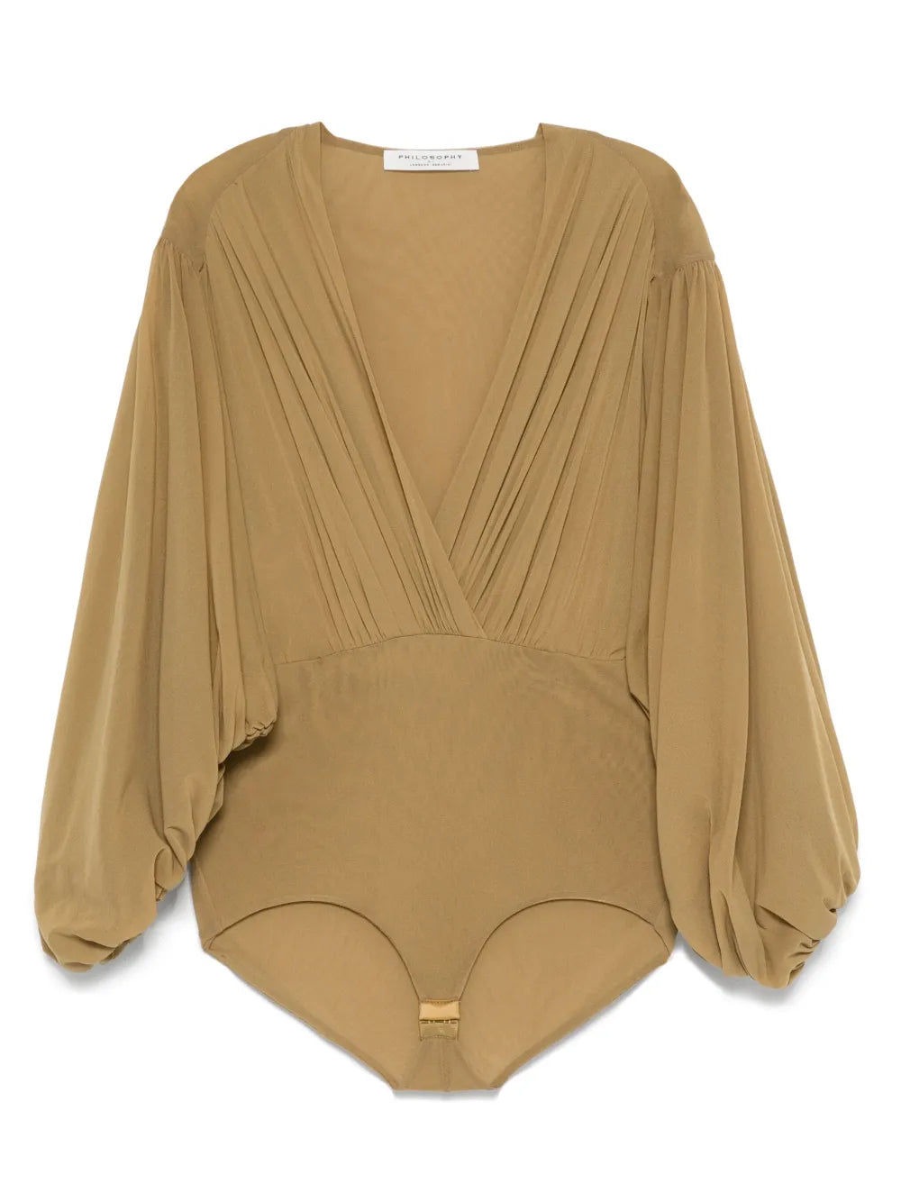 Pleated Bodysuit