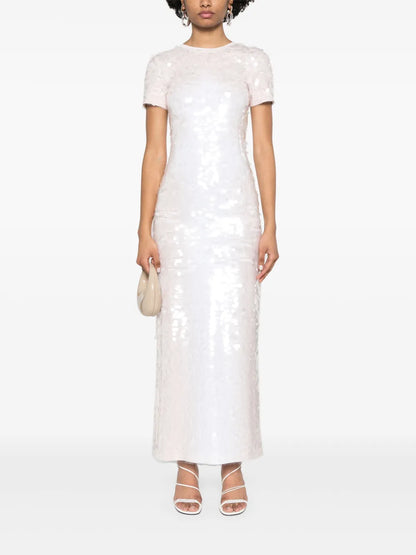 Sequinned Midi Dress