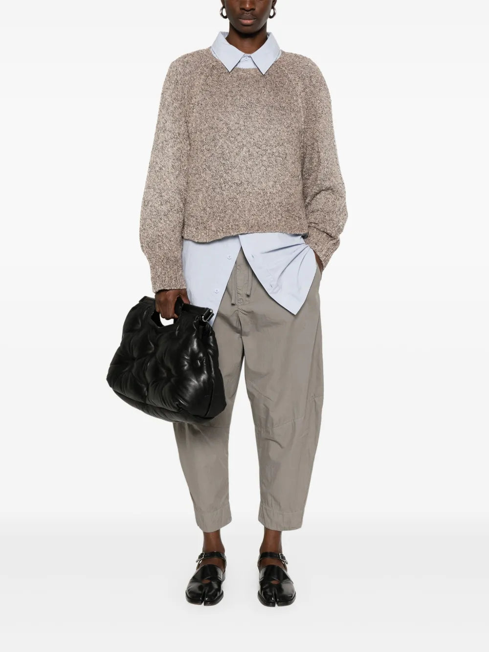 Bouclé-Knit Sweater