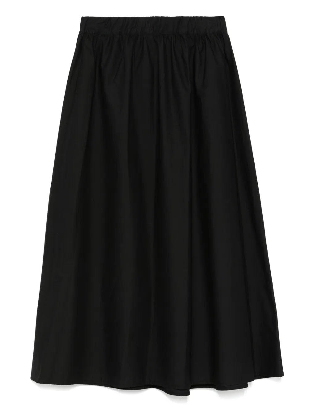 Embroidered Cotton Midi Skirt