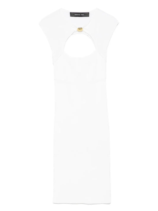 Cut Out-Detail Mini Dress