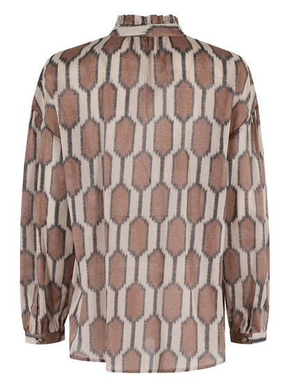 Geometric-Pattern Shirt