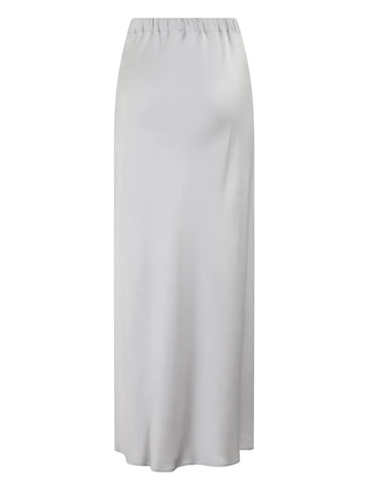 Slit-Detail Maxi Skirt