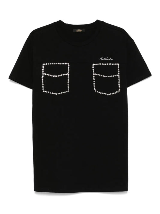 Rhinestone-Embellished T-Shirt