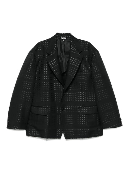 Polka Dot-Print Blazer