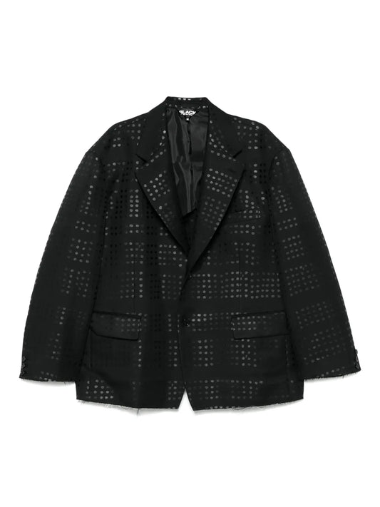 Polka Dot-Print Blazer