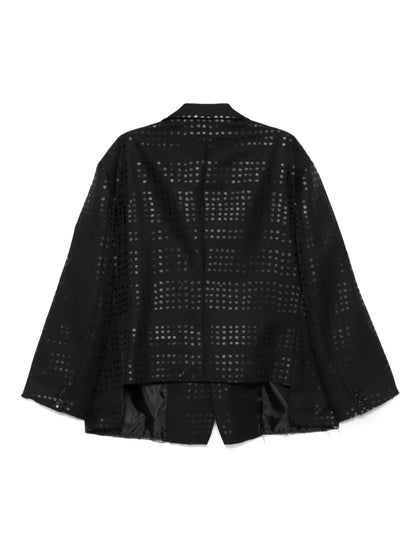 Polka Dot-Print Blazer
