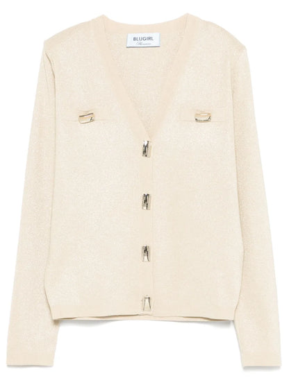 Lurex-Embellished Cardigan