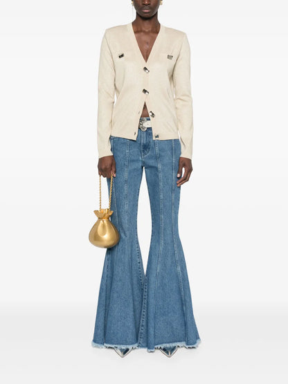 Lurex-Embellished Cardigan