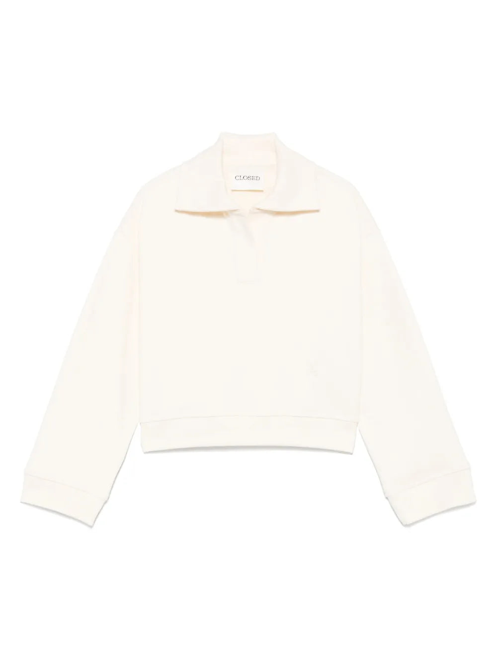 Polo-Collar Sweatshirt