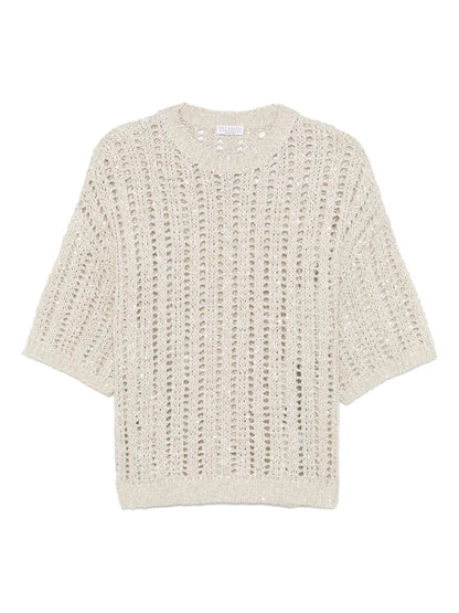 Sequin-Embellished T-Shirt