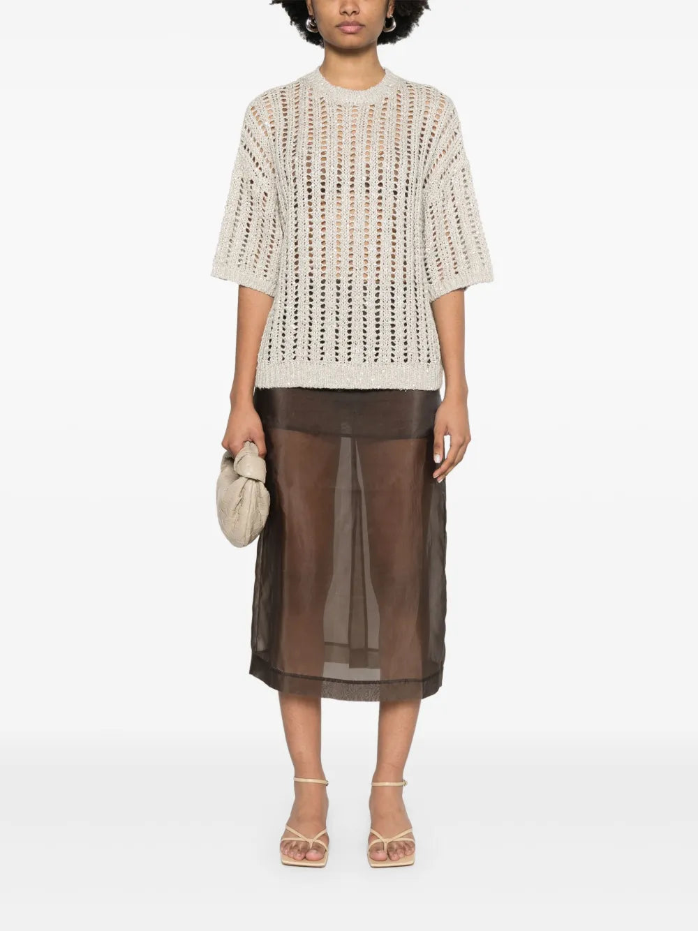 Sequin-Embellished T-Shirt