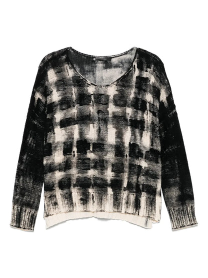 Abstract-Print T-Shirt