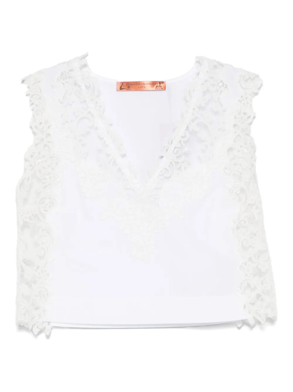 Lace-Trim Top