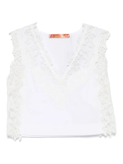 Lace-Trim Top