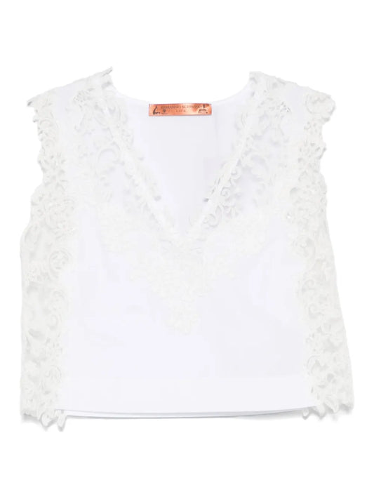 Lace-Trim Top
