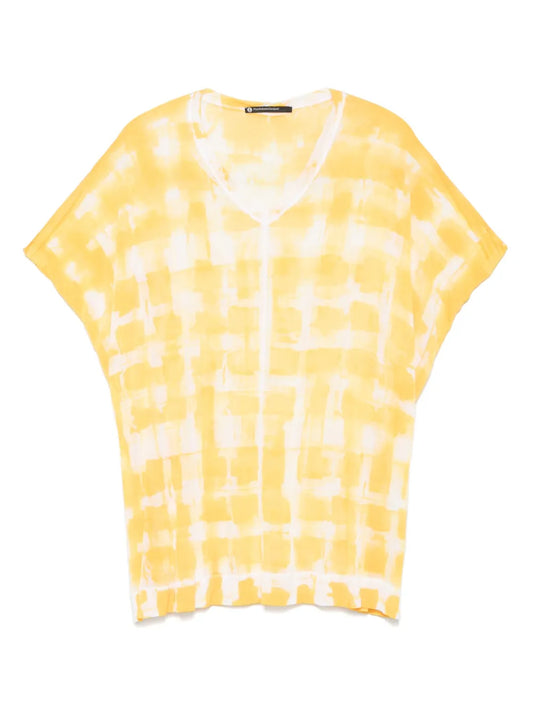 Abstract-Print T-Shirt