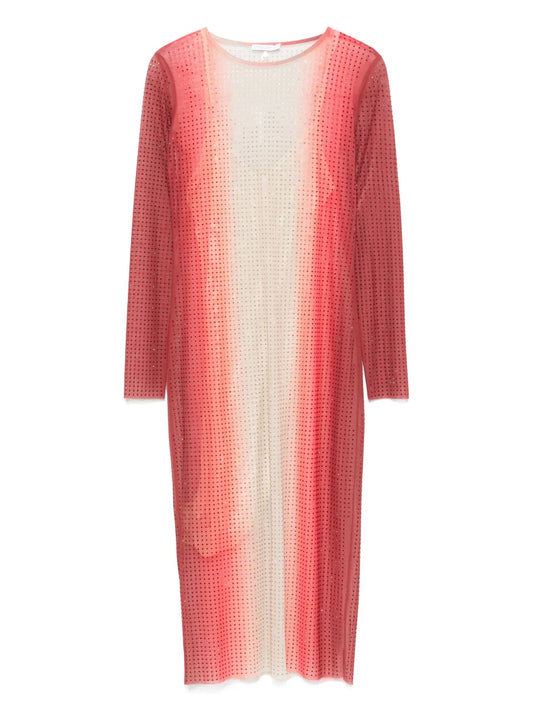 Gradient-Effect Midi Dress