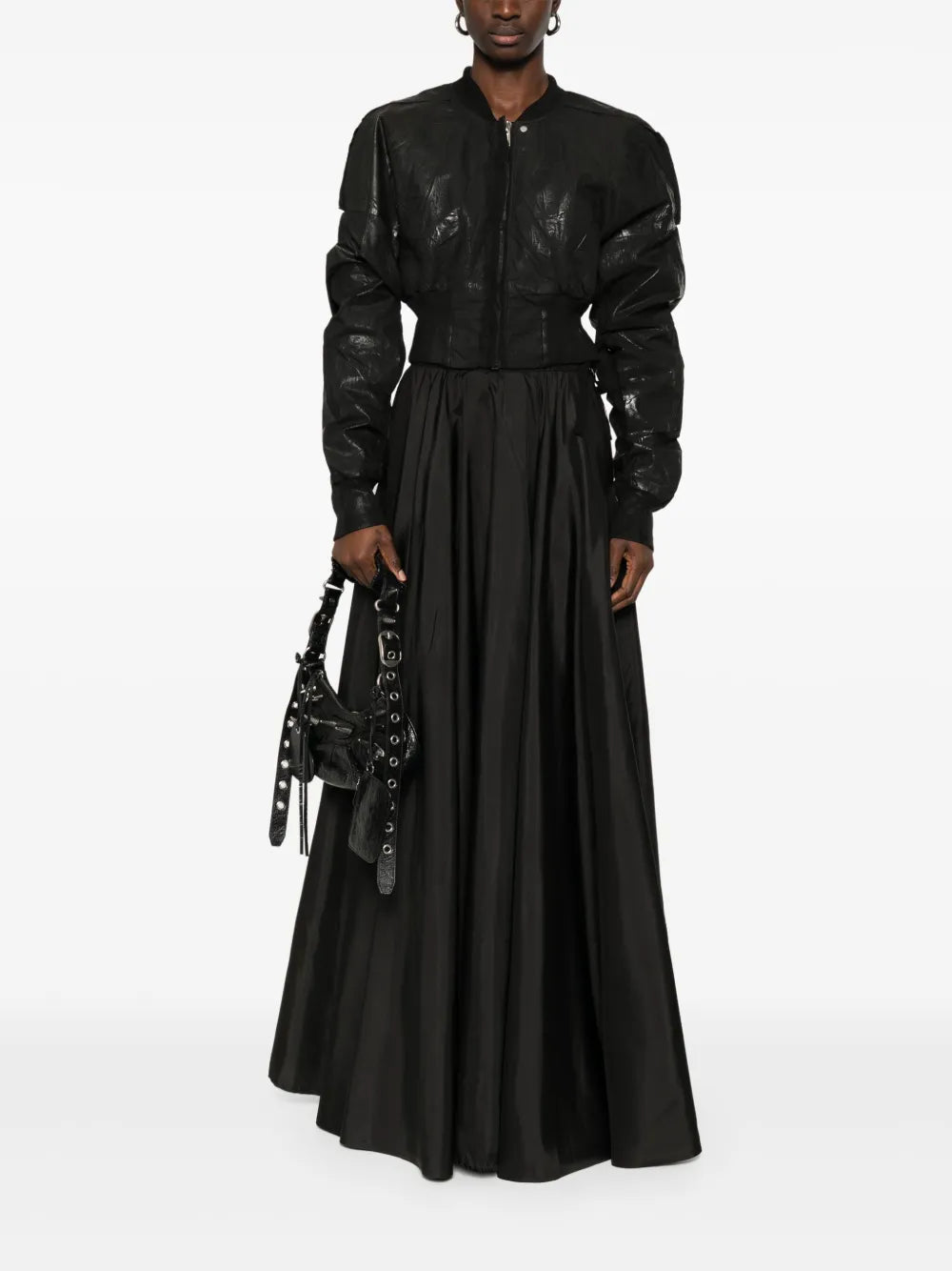 Taffeta Maxi Skirt