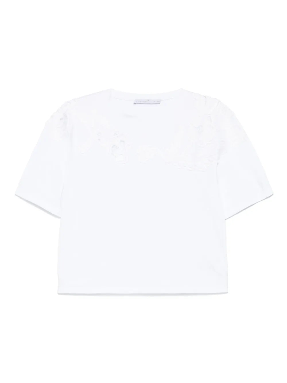 Floral-Patch T-Shirt