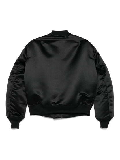 Satin Bomber Jacket